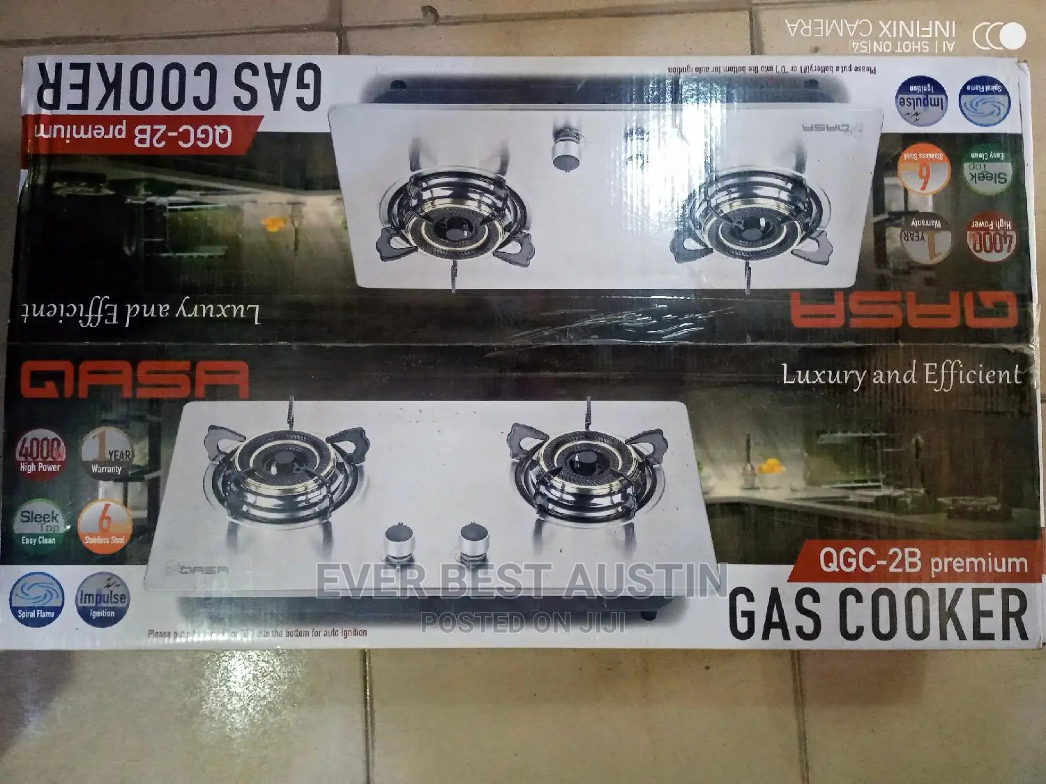 Qasa Cooker Double Burner