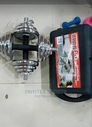 20kg Chrome Dumbell Set