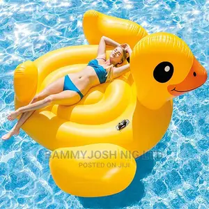 Intex Yellow Duck Inflatable Ride-On