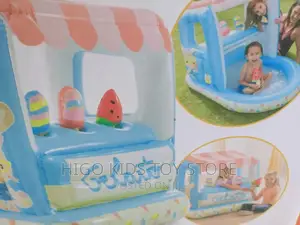 Inflatable Ice Cream Pool With House