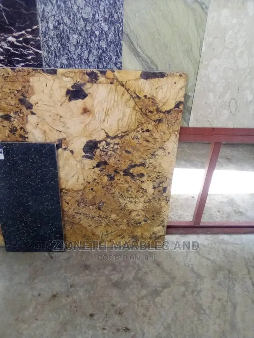 Ian Alaska Gold 90X90 2cm Thickness Marble Tiles
