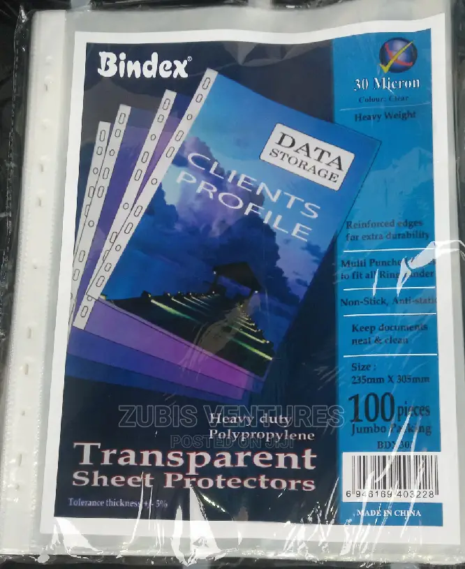 Bindex Punched Pocket
