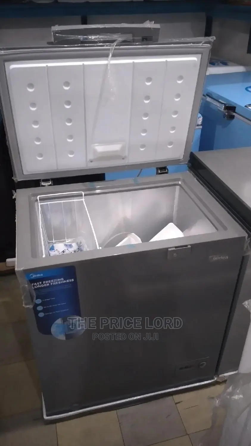 Midea Chest Freezer 142l Hs-185 Silver