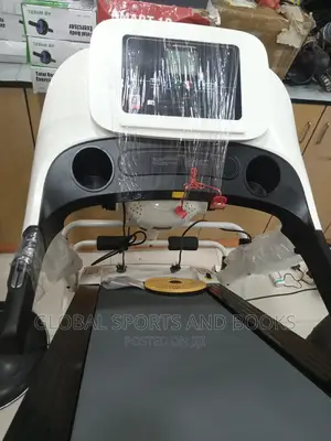 3hp White Treadmill American Fitness Complete Accessories