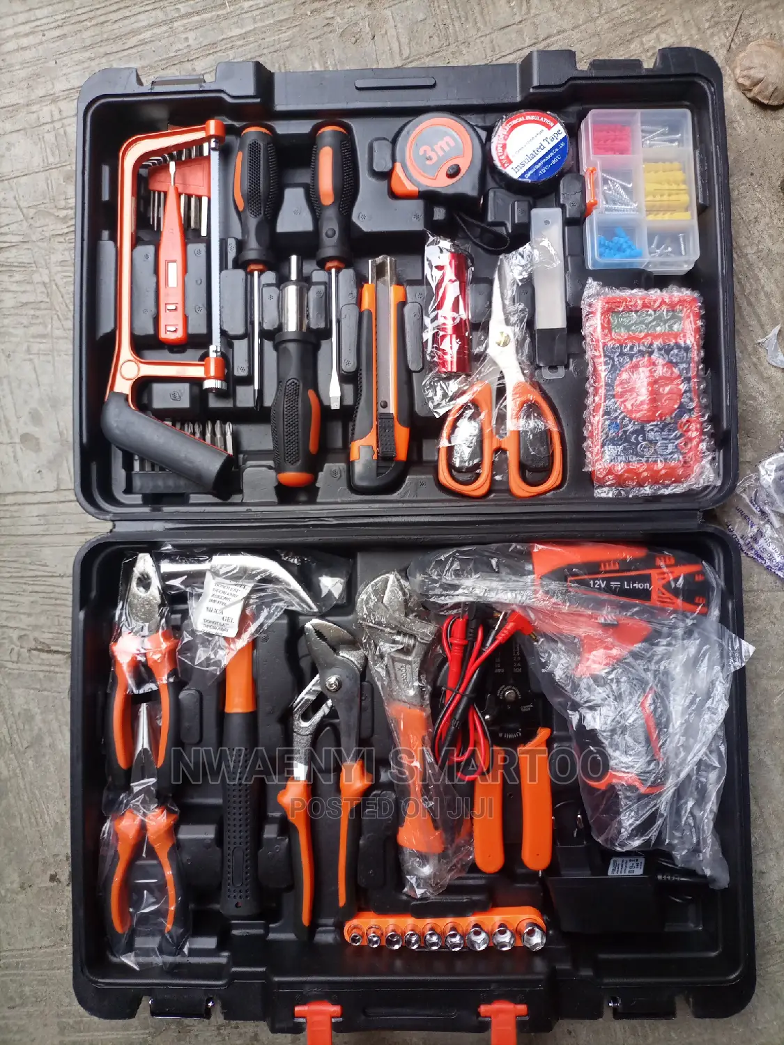 Tools Box With 12v Battery Drill