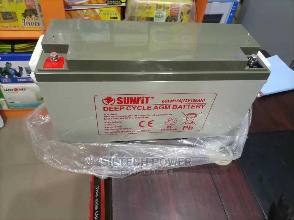 Sunfit 12v150ah Deep Cycle Lead Acid Battery