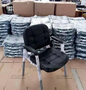 Visitors Chair (High Quality Leather)8012