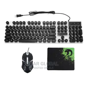 3pcs/Set LED PC Illuminated Gaming Keyboard + Mouse + Pad