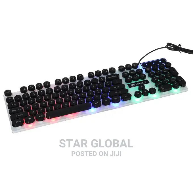 3pcs/Set LED PC Illuminated Gaming Keyboard + Mouse + Pad