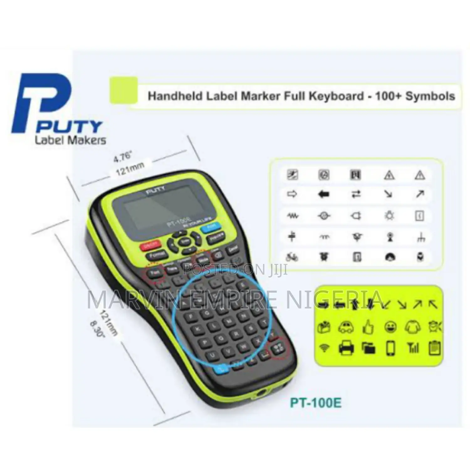 Pt- 100e Puty Label Makers