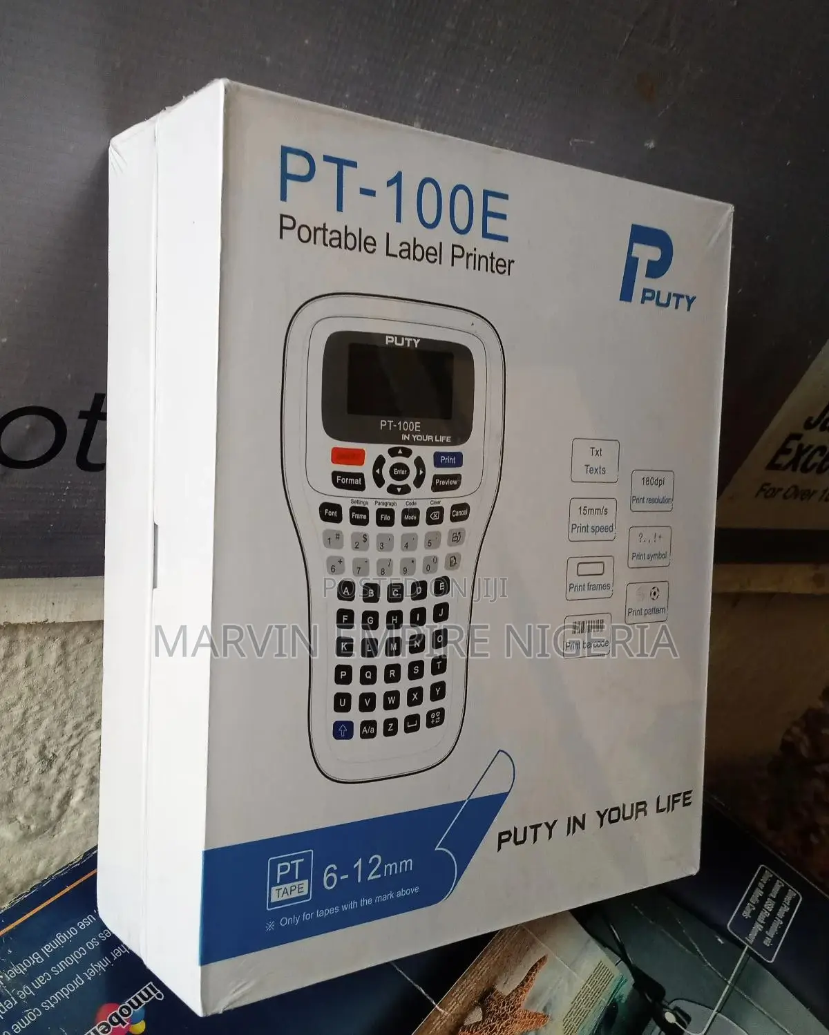 Pt- 100e Puty Label Makers