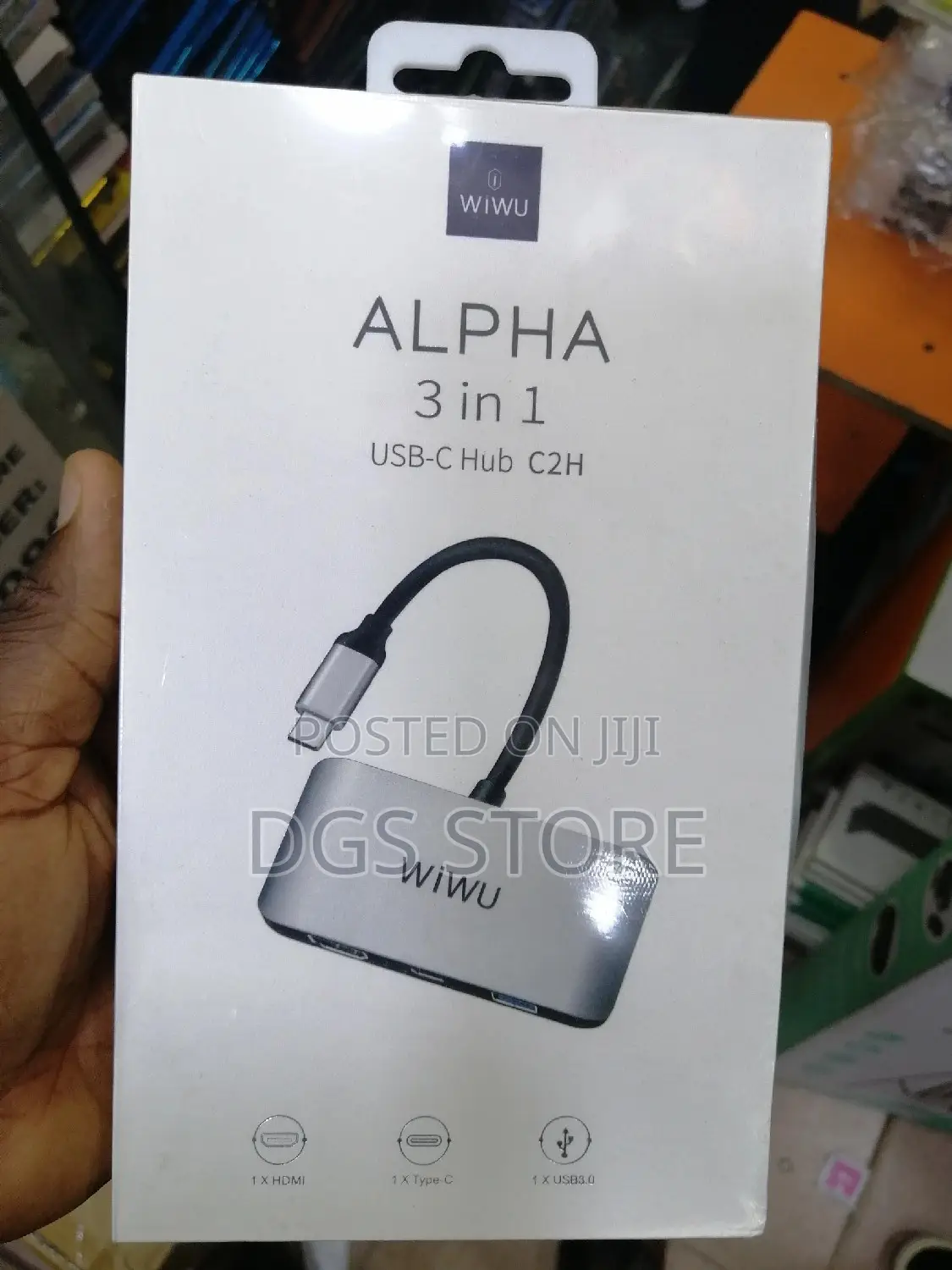 Wiwu Alpha 3in1 USB-C Hub C2H