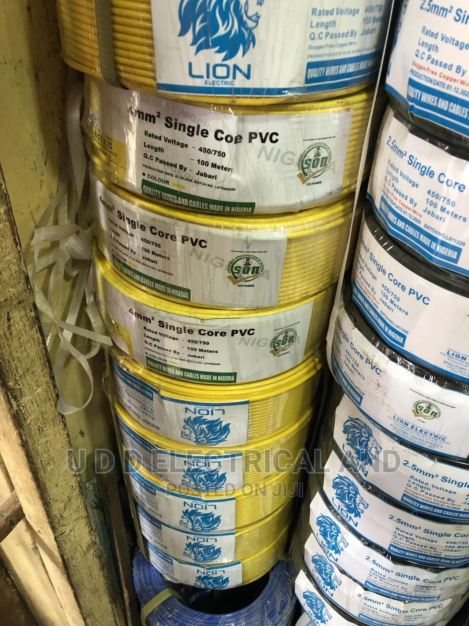 Lion Nigeria Cable Wire 1.5mm All Sizes Available