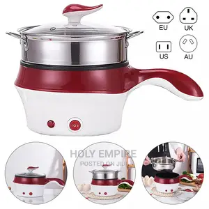 Electric Cooking Pot With Steamer Non-Stick Rice Cooker Pot
