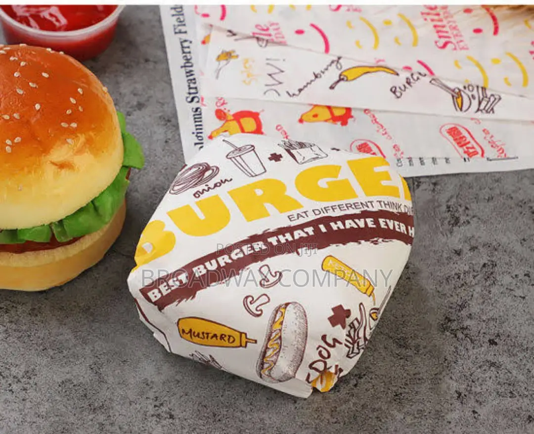 Burger and Shawarma Packs , Greaseproof Wrapping Papers