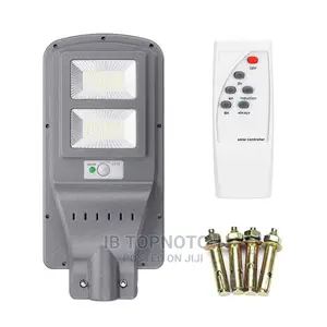 Solar Street Light Wall Lamp PIR Motion Sensor With Remote