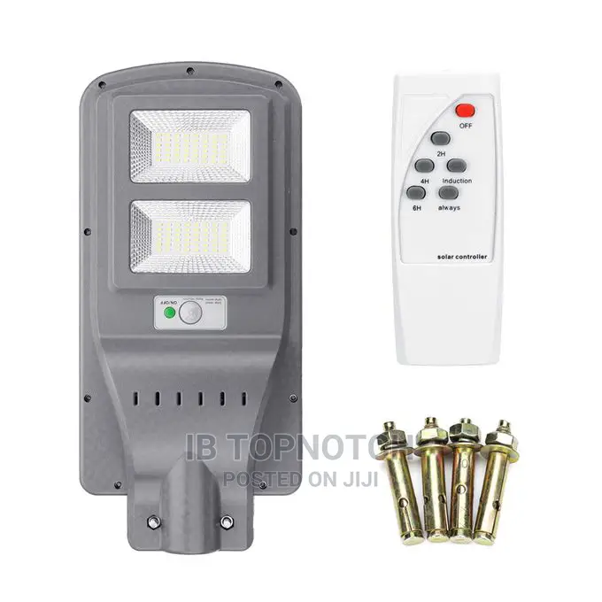 Solar Street Light Wall Lamp PIR Motion Sensor With Remote