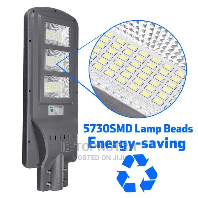 Solar Street Light Wall Lamp PIR Motion Sensor With Remote