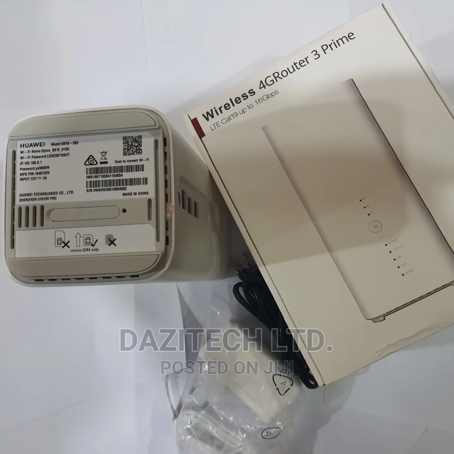 B818 Huawei Cat19 Cpe Lte Wifi Router