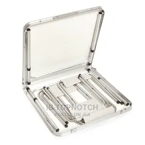 1.2m Portable Aluminum Alloy Kids Folding Table-With 4 Stool