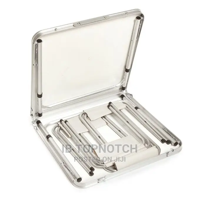 1.2m Portable Aluminum Alloy Kids Folding Table-With 4 Stool