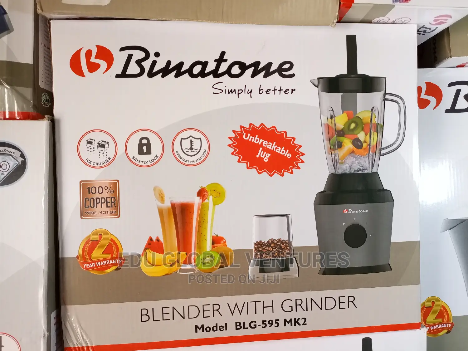 Binatone Special Blender With Grinder. BLG-595 MK2.