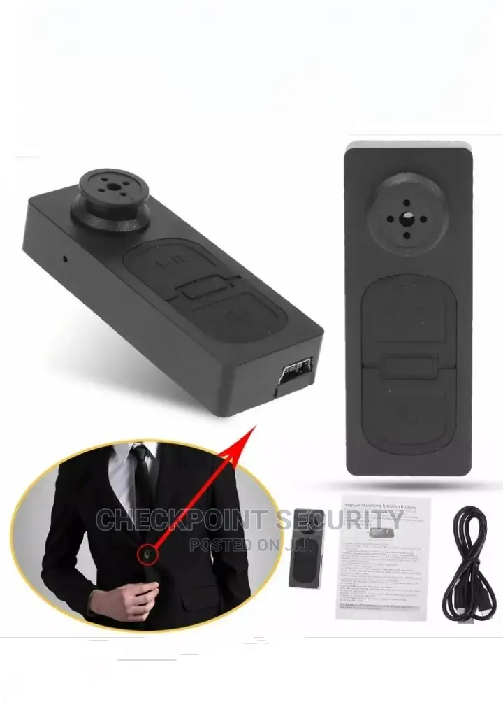 S918 Shirt Button Camera Video Recorder