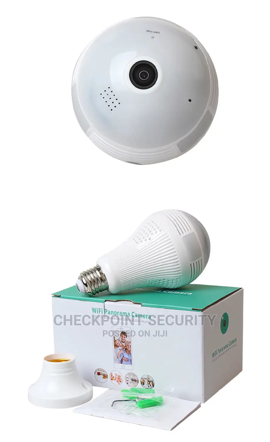 Panoramic Wifi Bulb Camera