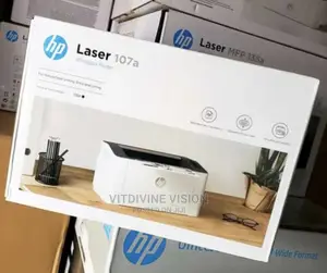 Hp Laser 107a Printer Black White /Hp106a Toner