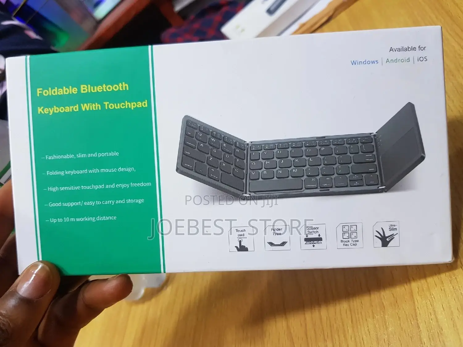 Foldable Bluetooth Keyboard With Touchpad