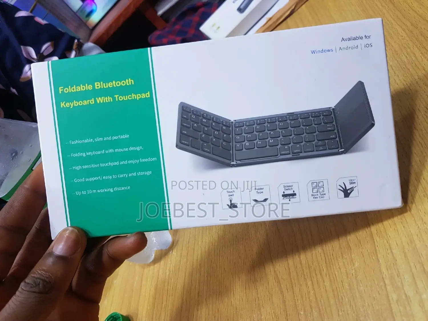 Foldable Bluetooth Keyboard With Touchpad