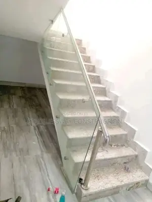 Stainless Handrail (Frameless and Support)