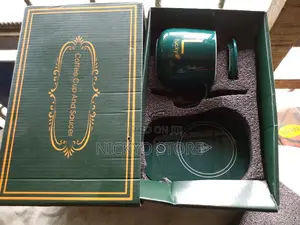 Lucky Ceramic Coffee Cup With Automatic Heating Pad