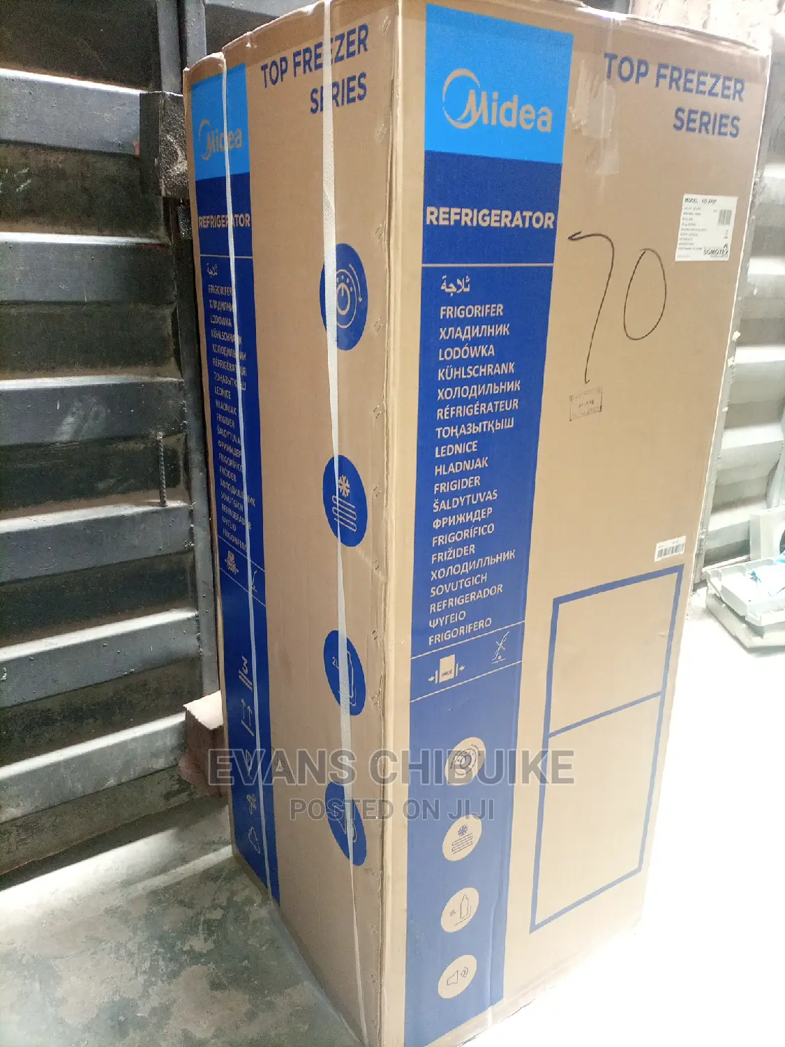 Brand New Media Double Door Refrigerator