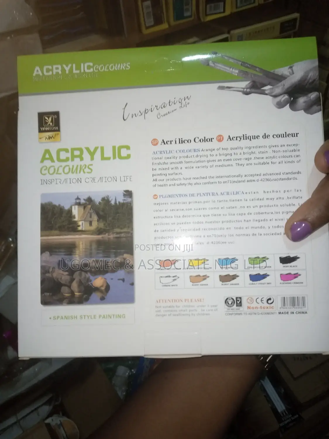 Acrylic Colour By 12mls