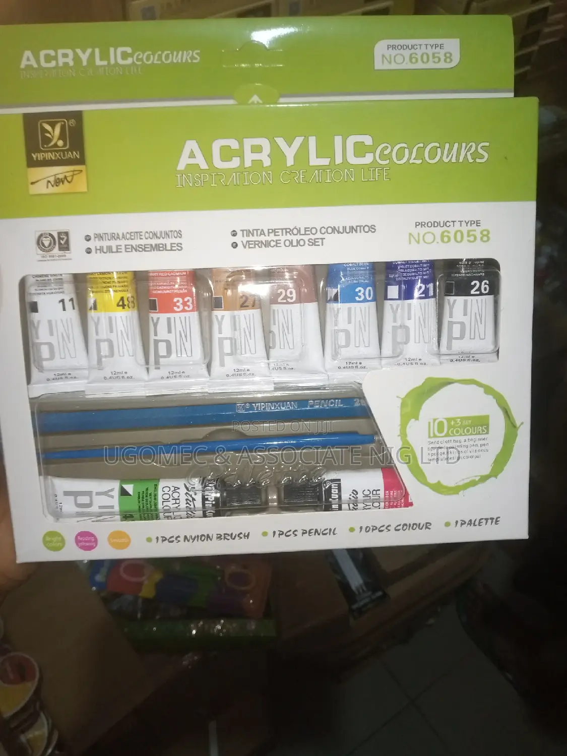 Acrylic Colour By 12mls
