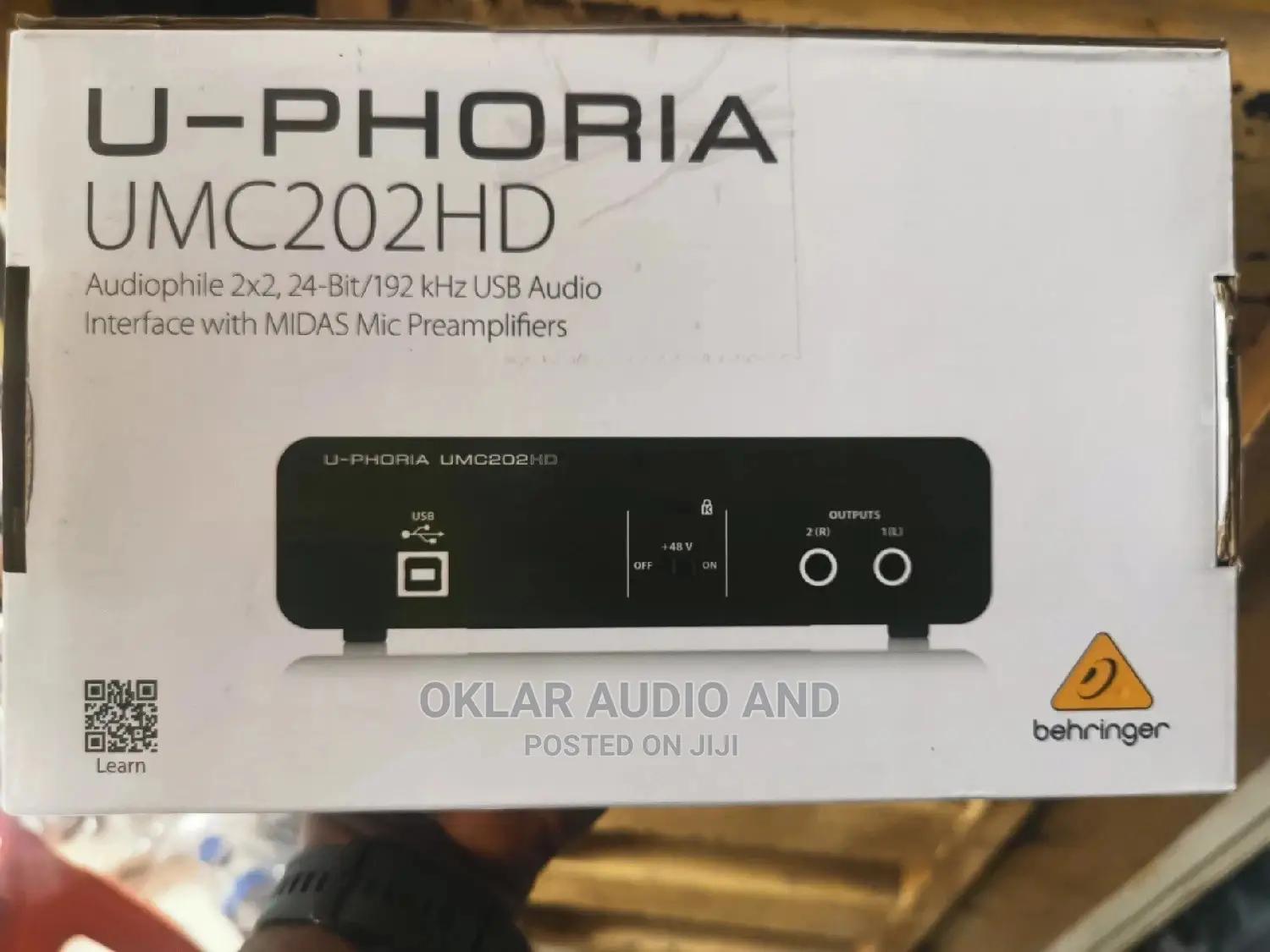 Behringer U-phoria Umc202hd