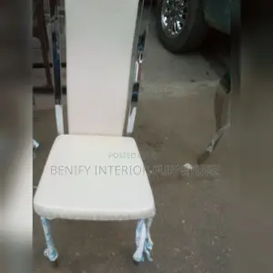 Big Form Leather Dining Chair