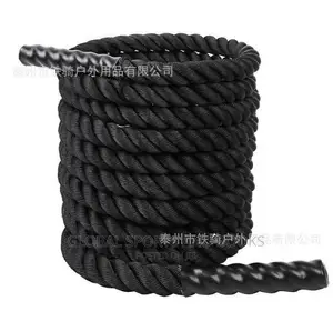 Black Exercise Battle Rope