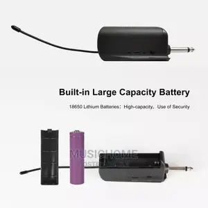 Single Rechargeable Lapel Camera Wireless Mic