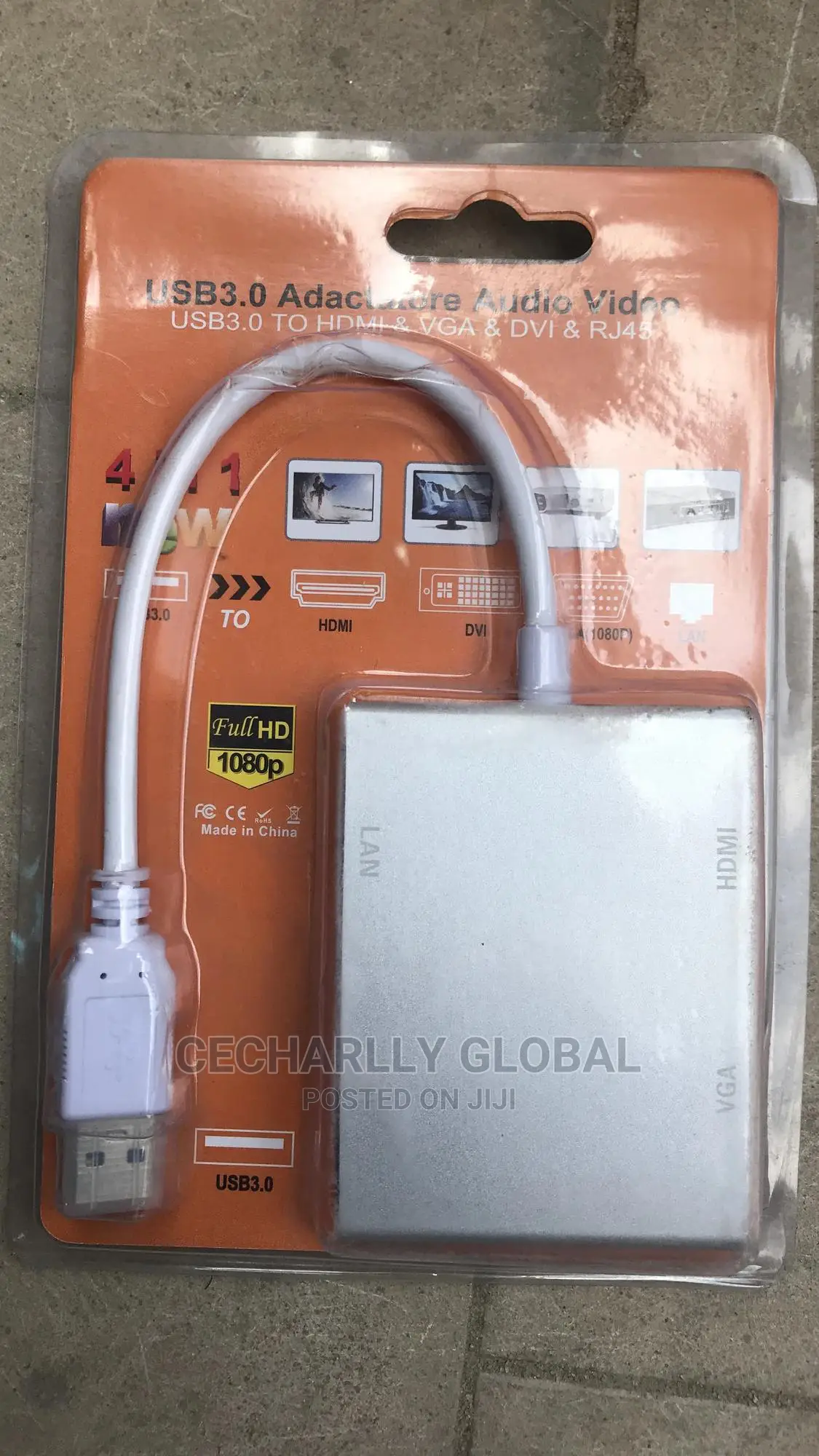 Usb 3.0 to Hdmi,Vga,Dvi,Lan