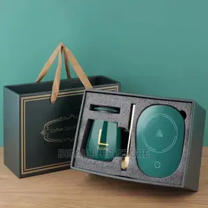 Electric Warmer Heating Mug Cup With Coaster