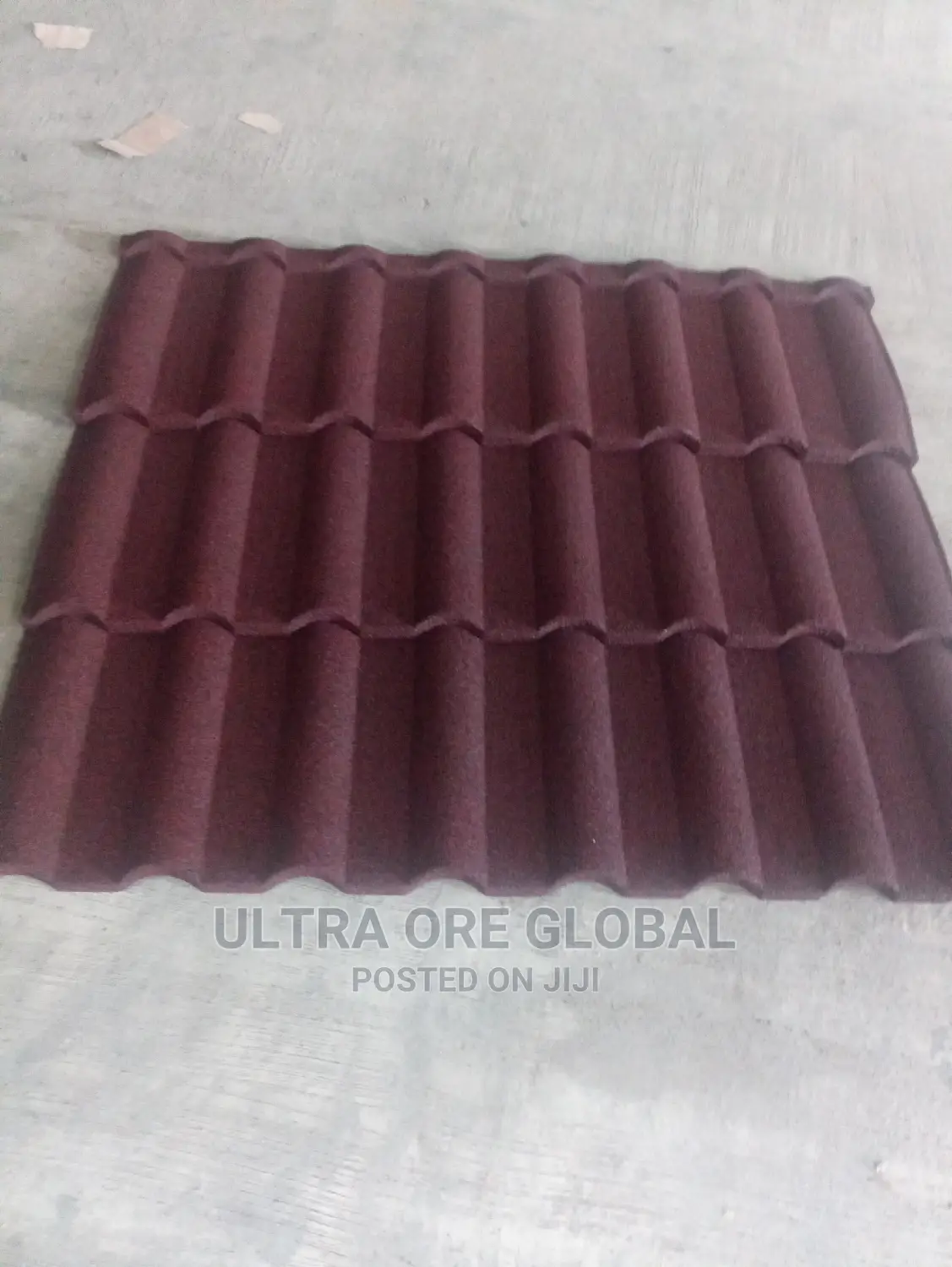 Pure Red Milano Stone Coated Roofing Sheet