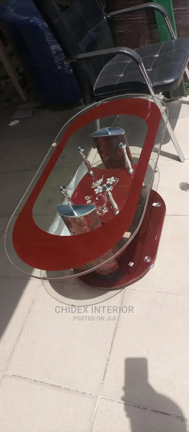 Exotic Glass Center Table Brown