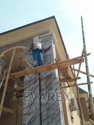 Decorative 3D Marble Designed Pillar