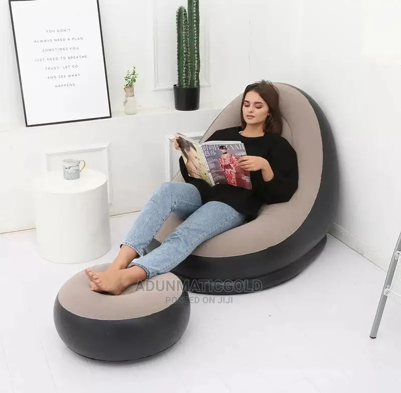 Inflatable Sofa With Foot Rest