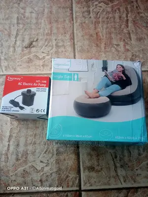 Inflatable Sofa With Foot Rest