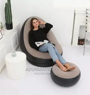 Inflatable Sofa With Foot Rest