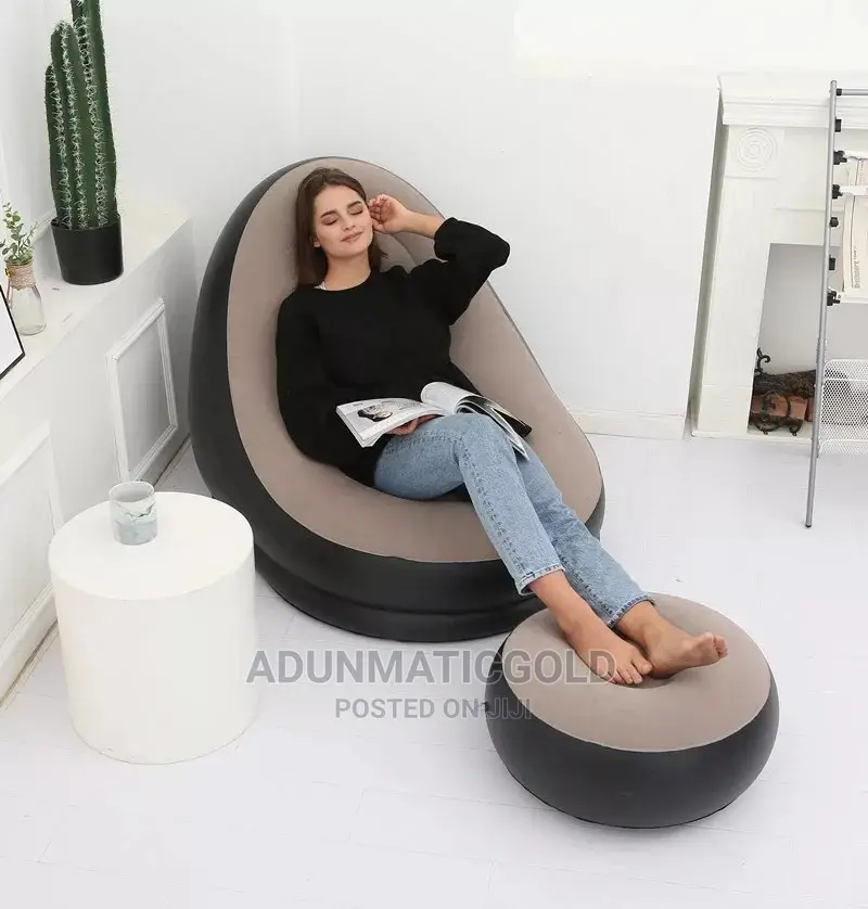 Inflatable Sofa With Foot Rest