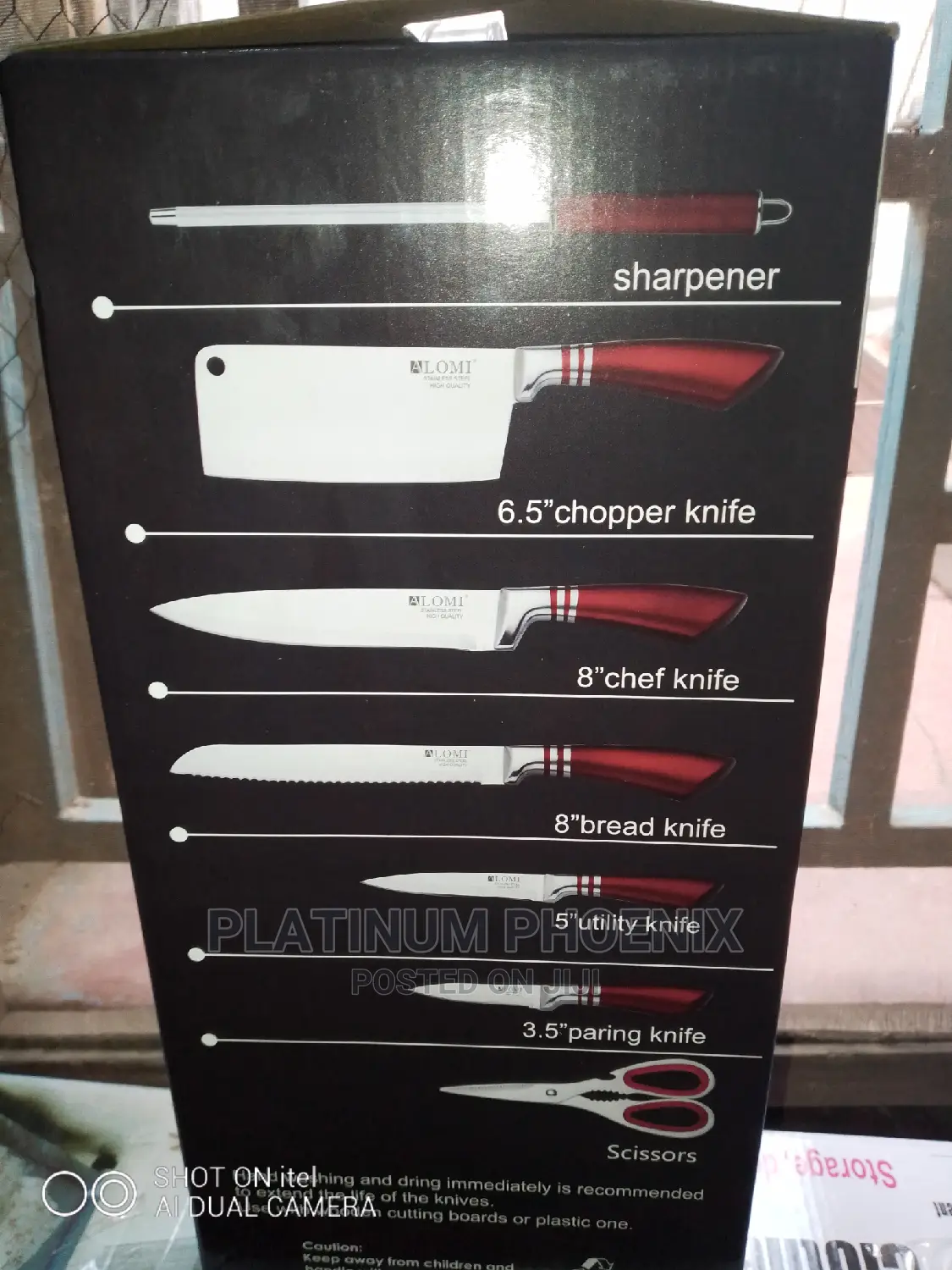 Alomi Kitchen Knives Set